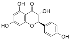 Dihydrokaempferol (C15H12O6) - Molecular Formula: C15H12O6
