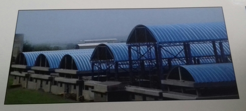 Crimped Sheet - Galvanized Steel, 0.5mm-1mm Thickness, 760mm Width, Blue Color | Corrosion Resistant, Durable, Weather Resistant, Lightweight Design