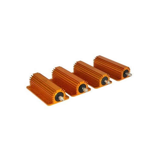 Gold aluminum housed resistor