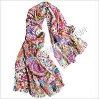 Many Wool Silk Printed Shawls