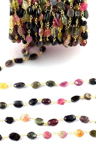 Oval Cut Facetedbeadedchain