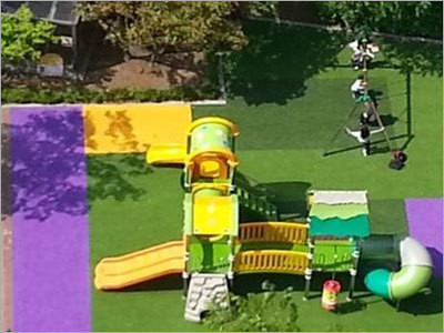 Apartment Playground - Polyethylene, 60mm Pile Height, 5/8 Gauge, Green | Durable Design, Weatherproof, Easy Installation, Child Friendly, Low Maintenance