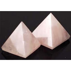 Pyramid Rose Quartz Lover's Stone
