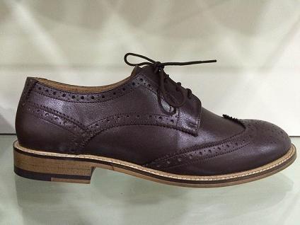 Mens Leather Brogue Neolite Sole Shoe
