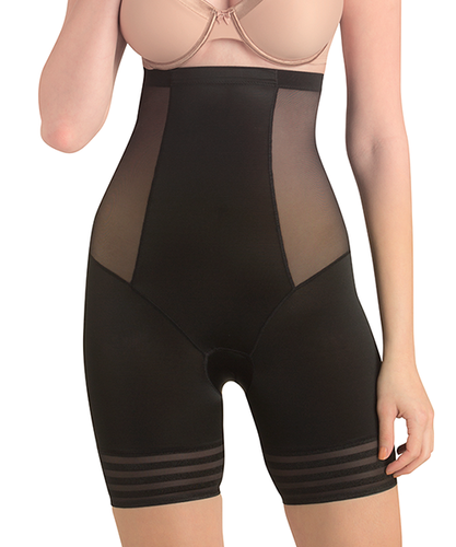Black Women High Waist And Short Thigh Shaper