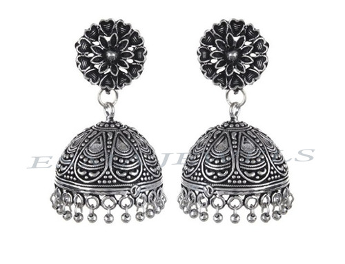 German Silver Jhumka