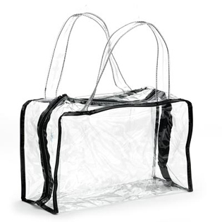 Clear Vinyl Tote Bag