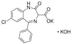 Dipotassium clorazepate - reference spectrum