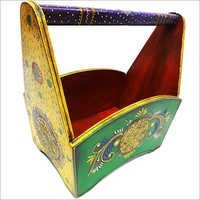 Colorful Magazine Holder Crafted In Wood