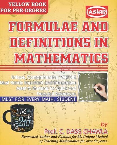 Mathematics Formulae Book Audience: Adult