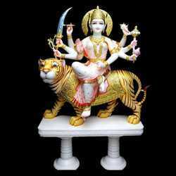 Maa Durga Marble Statue