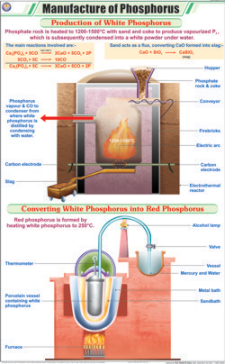 Manufacture of Phosphorus Chart