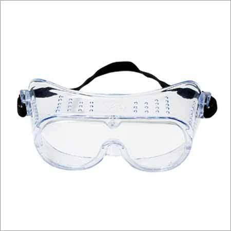 Clear Chemical Safety Goggle - Poly Carbonate Lens, PVC Casing , Transparent Color, Lightweight Design