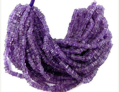 Amethyst Faceted Rondelle
