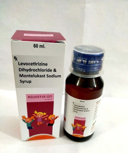 Levocetrizine Dihydrochloride & Montelukast Sodium Syrup Health Supplements