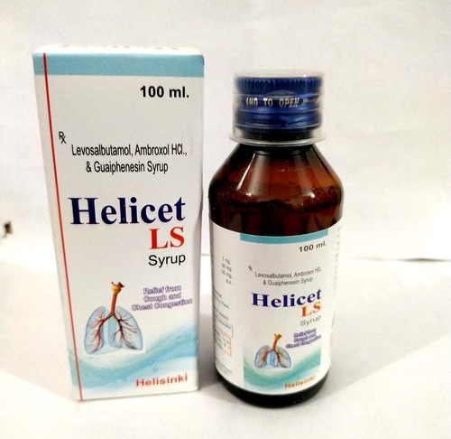 Levosalbutamol , Ambroxol Hcl , & Guaiphenesin Syrup Health Supplements