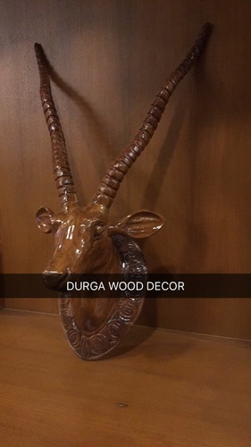 Wooden Deer Face