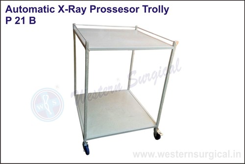 Automatic X-ray Prossesor Trolly Hospital Trolley