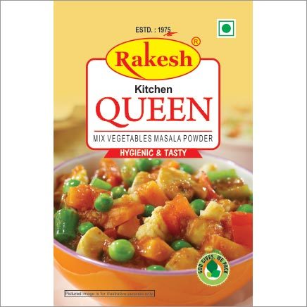 Kitchen Queen - Spice Powder 100g, Yellow Plastic Pouch | Flavorful, Convenient, Time-saving, Versatile, Hygienic