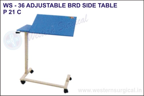 Stainsteel Adjustable Bed Side Table