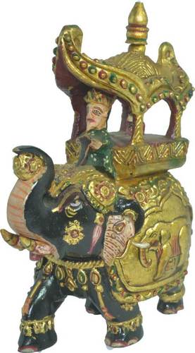 Handpainted Elephant Statue