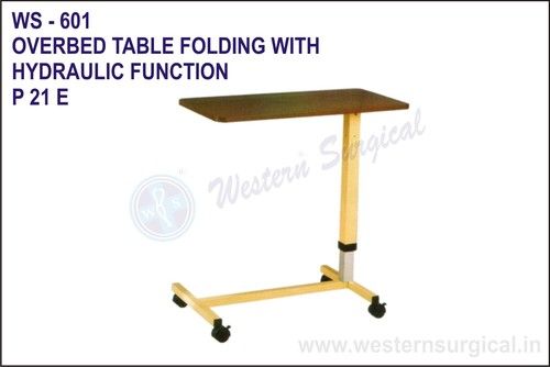 Overbed Table Folding With Hydraulic Function