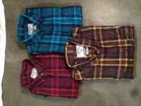 Black Within Red Blue Yellow Men's Linen Shirts