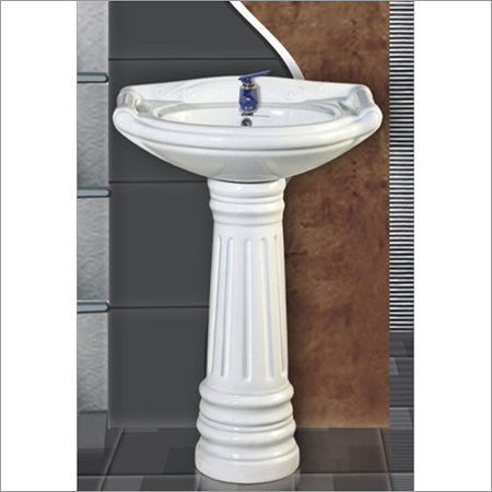Rajwadi set Pedestal Wash Basin