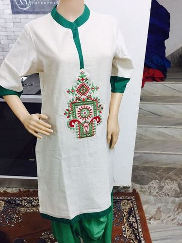 Flex Embroidered Kurti