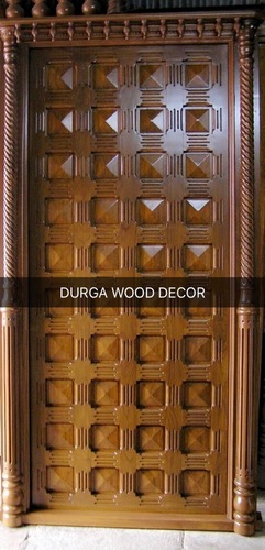 Unique Teak Wood Door