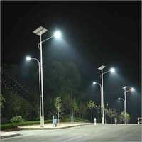 Solar Light Pole - Steel, 8-12m Height, 50-150w Led, 100-300w Solar Panel | Durable Design, Energy Efficient, Ip65 Rated, Rust Free, Easy Installation