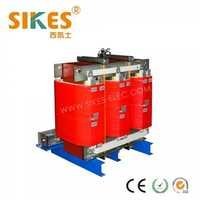 Three Phase 12-pulse Rectifier Transformer - 500kva, 380v Primary To 300/3000/160v Secondary, Insulation Class F/h, Noise Level <75db