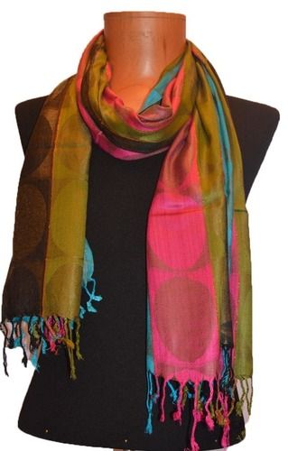 Viscose Multi Color Jacquard Stole