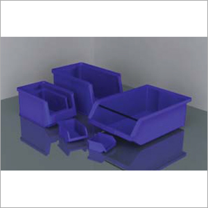 Solid Box Material Handling Plastic Bins
