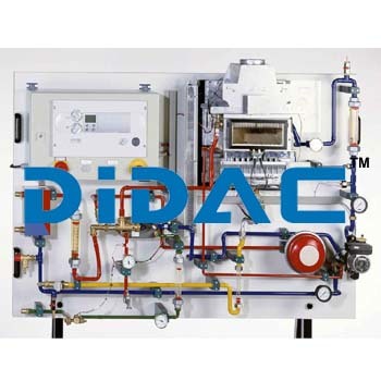 Training Panel Function Of Gas Heater By DIDAC INTERNATIONAL