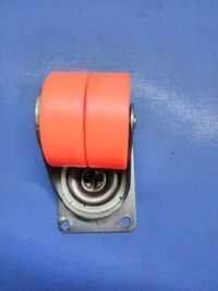 Double Castor Wheel - Color: Orange