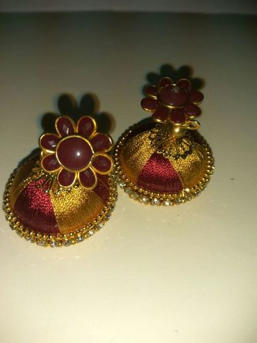 Designer Silk Thread Earrings
