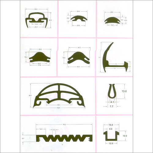 Bus Body Building Profiles - Color: Black