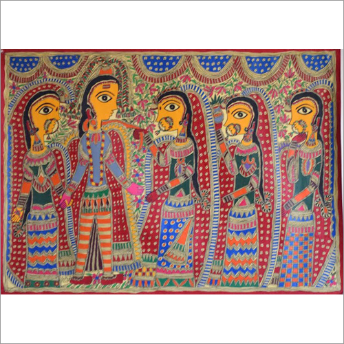 Traditional Indian Marriage Painting