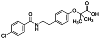 Bezafibrate C19h20clno4