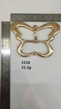 Butterfly pin buckle,light gold,for handbag,belt,eco-friendly,hardware