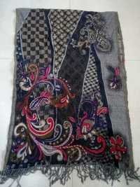 Boiled wool Emb Shawls