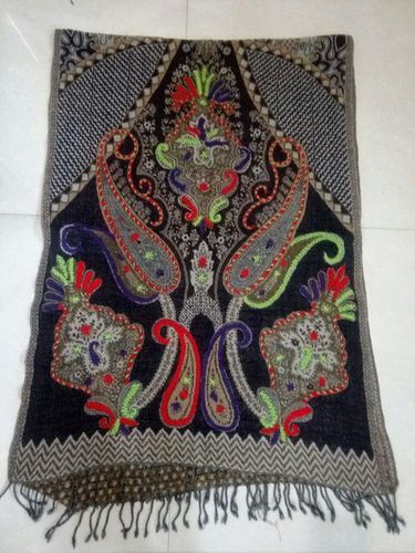 Boiled wool Emb Shawls