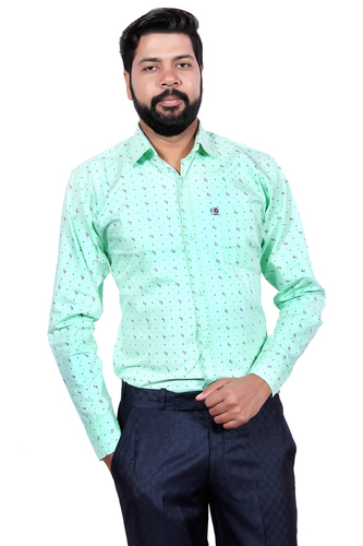 No Fade London Looks Men'S Casual Poplin Shirt