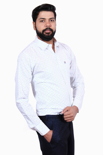 No Fade London Looks Men'S Casual Poplin Shirt