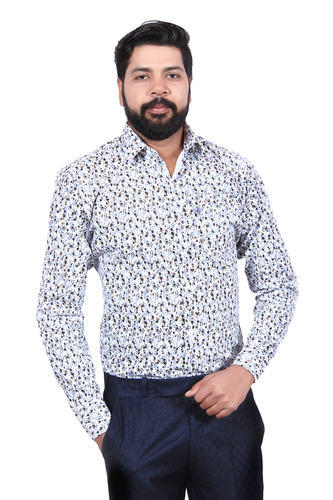 Washable London Looks Men'S Casual Poplin Shirt