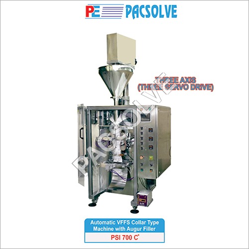 COLLAR TYPE VFFS MACHINE WITH AUGUR FILLER