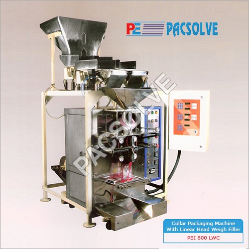 COLLAR TYPE WEIGH FILLER PACKAGING MACHINE