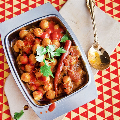 Chana Masala Full Plate