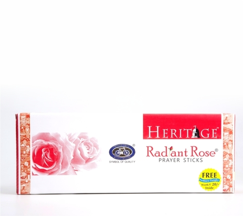Black Cycle Heritage Radiant Rose Incense Sticks